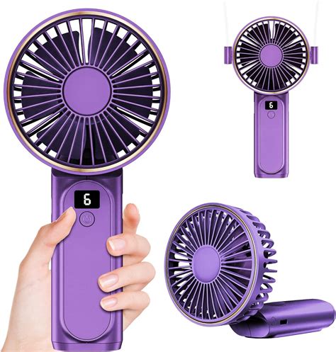 amazoncom portable fan mah usb rechargeable personal fan