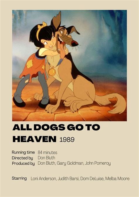 All Dogs Go To Heaven Infanzia Foto Idee