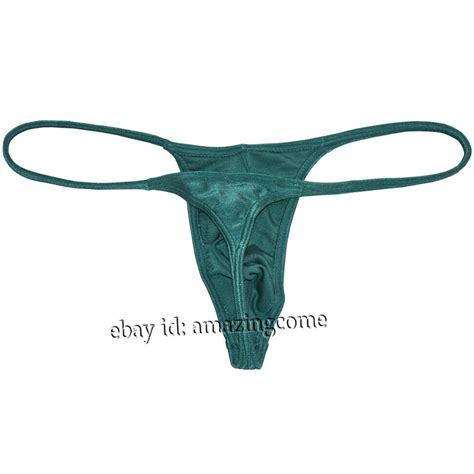 Men Enhance Pouch Thong Bikini G String Minikini Tangas Posing Underwear T Back Ebay