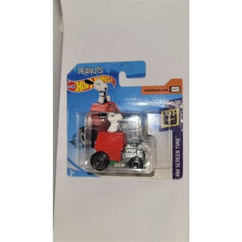 Hot Wheels Screen Time Snoopy Peanuts Shopee Brasil