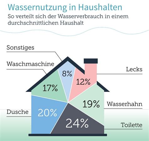 An Info Graphic Showing The Percentage Of Water Usage In Germany From