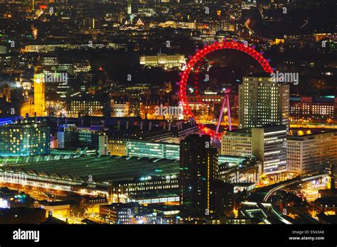 Aerial View London City Night Hi Res Stock Photography And Images Alamy