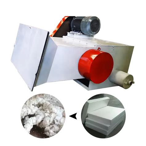 Eps Polystyrene Foam Hot Melting Recycling Shredder Block Machine Styrofoam Lump Machine Foam