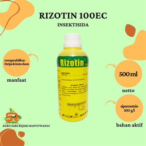 Jual Rizotin 100ec 500ml Insektisida Sipermetrin Shopee Indonesia