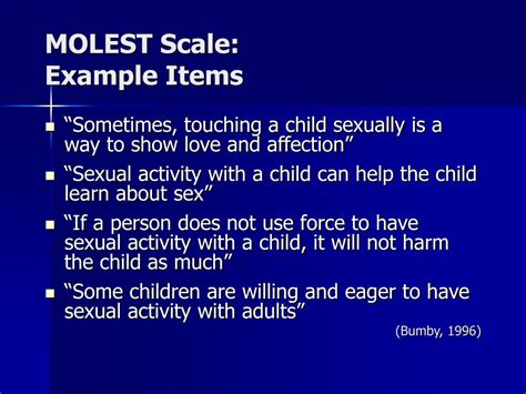 Ppt Specialized Assessment Of Juvenile Sex Offenders Powerpoint