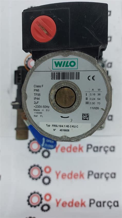 WİLO PN6 TF95 FRSL15/4.1 11W26 SİRKÜLASYON POMPASI ÇIKMA – Termojen ...