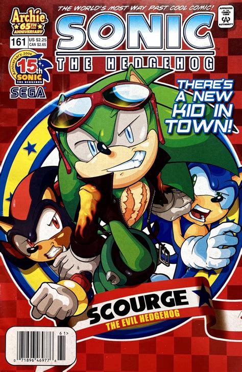 Sonic The Hedgehog 161 Newsstand Fn Archie Scourge Comic Books