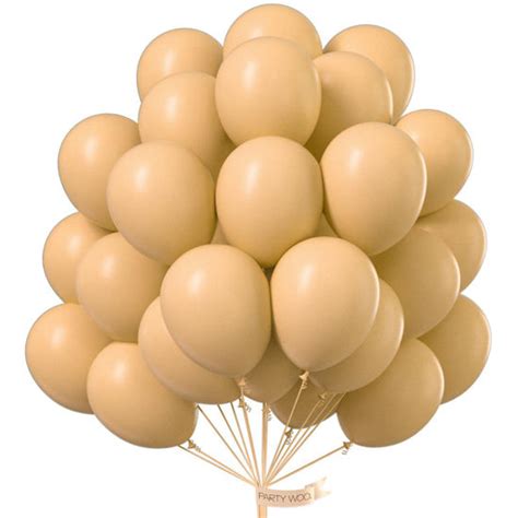GetUSCart PartyWoo Retro Nude Balloons 50 Pcs 12 Inch Nude Balloons Latex Balloons For