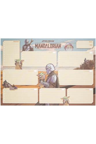 Star Wars The Mandalorian A3 Kalender Grupo Erik Faraos Webshop