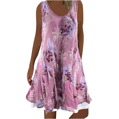 2023 Summer Dresses For Women Elegant Women Summer Printing Causal