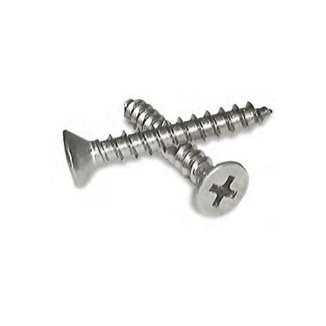 Stainless Steel Phillips Flat Head Self Tapping Screw 6X1 2 Self