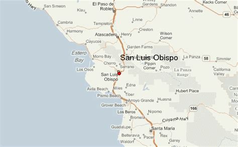 San Luis Obispo Area Map