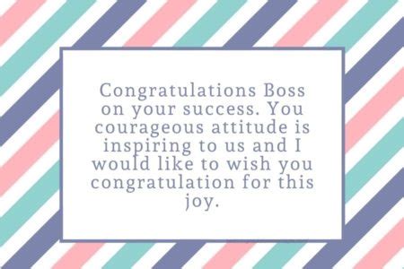 Congratulations To Boss For Achievement Best Congratulation Messages