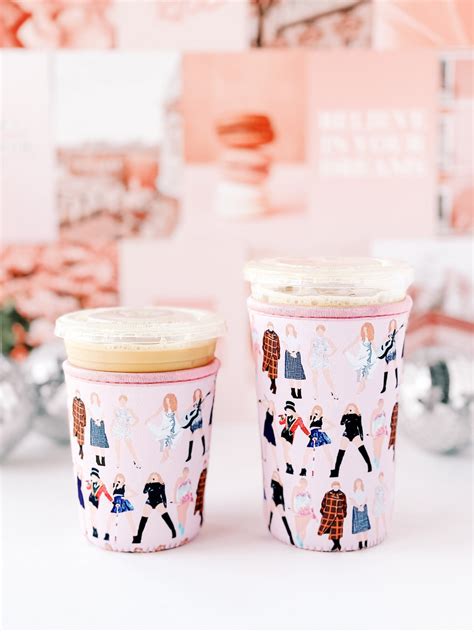 Ts Coffee Sleeve Iced Coffee Sleeve Hot Coffee Sleeve Drink Sleeve Etsy