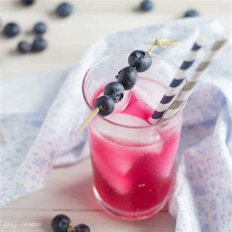 Blueberry Lavender Lemonade - Baking A Moment