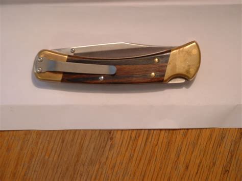 knife work: Buck 110 Upgrade adding thumb stud and pocket clip