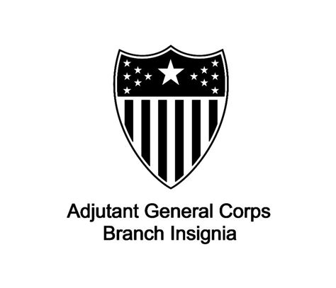 adjutant generals corps branch insignia  svg  dxf digital