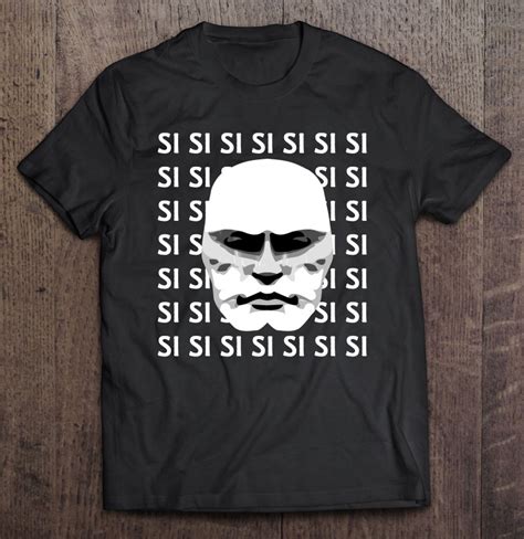 Mussolini Si Si Si Mussolinis Face Building T Shirt Teeherivar