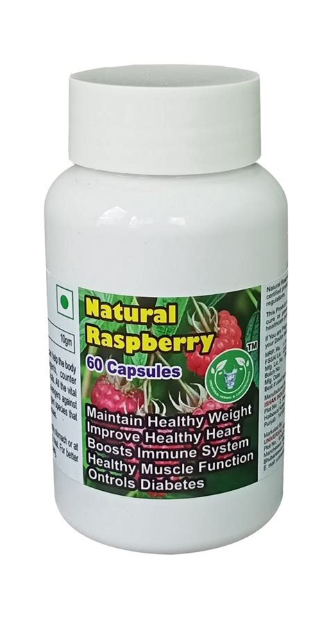 Natural Raspberry Capsule 60 Capsules At Rs 555bottle 2 3 Epoxypropyl Methacrylate In