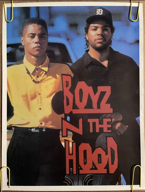 Vintage Movie Poster Boyz N the Hood Ice Cube 1990s - Etsy