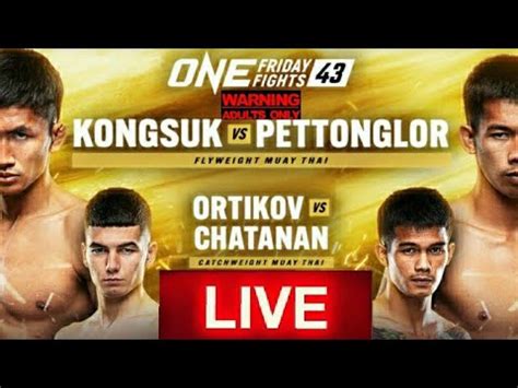 One Friday Fights One Lumpinee Kongsuk Vs Pettonglor Live