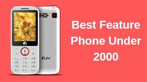 Best Feature Phone Under 2000 - TechYukti