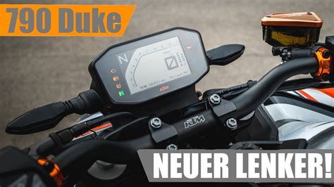 Neuer Lenker für die 790 Duke | Viel besser als zuvor! - YouTube