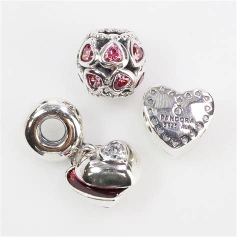 3 New Pandora Silver Charms | Property Room