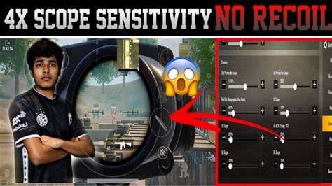 X Scope Sensitivity X Sensitivity Bgmi Pubg Mobile Sensitivity