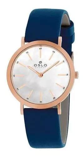 Relogio Oslo Feminino Analogico Ofrscs T Rosegold Cor Da Correia