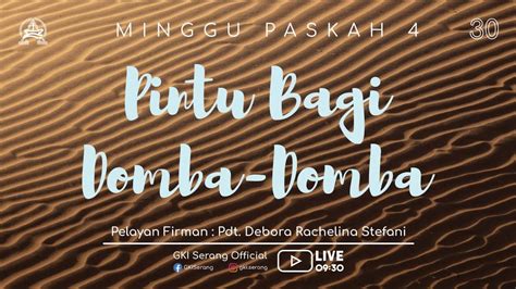 Kebaktian Minggu Paskah Gki Serang April Youtube