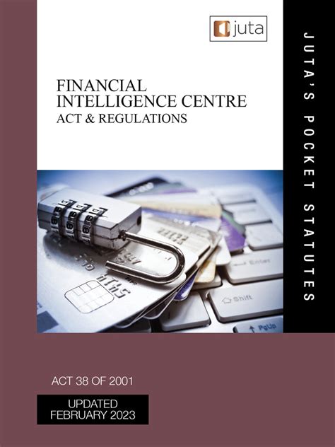 financial intelligence centre act  regulation elex academic bookstore
