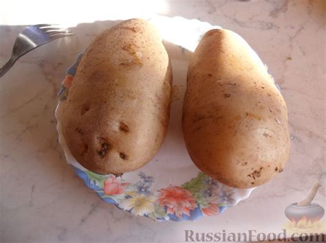 Рецепт: Картофель запеченный на RussianFood.com
