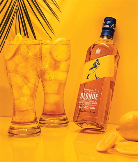 Johnnie Walker Blonde Hecho Para Mezclarse Cava Morada