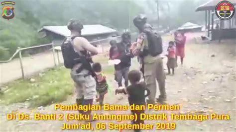 Kompi Penugasan Bko Polda Papua Sambang Masyarakat Papua Youtube