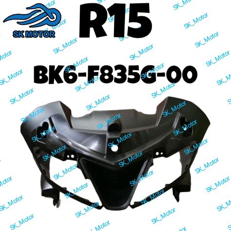 Yamaha Yzf R15 R15 V3 Inner Cover Full Set Kaver Hitam Mud Guard