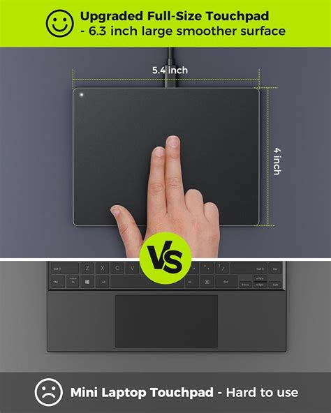 Seenda Trackpad External Usb Touchpad High Precision Track Pad With
