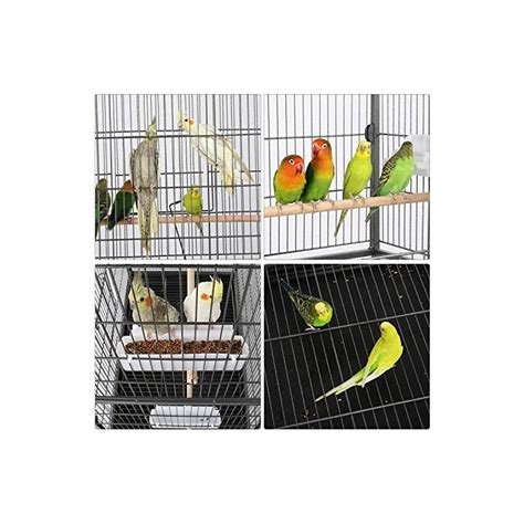 Yaheetech Inch Wrought Iron Standing Large Flight King Bird Cage For