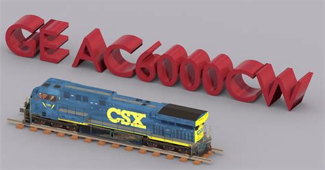 Train Series #1 GE AC6000CW Locomotive Animation - Finished Projects - Blender Artists Community