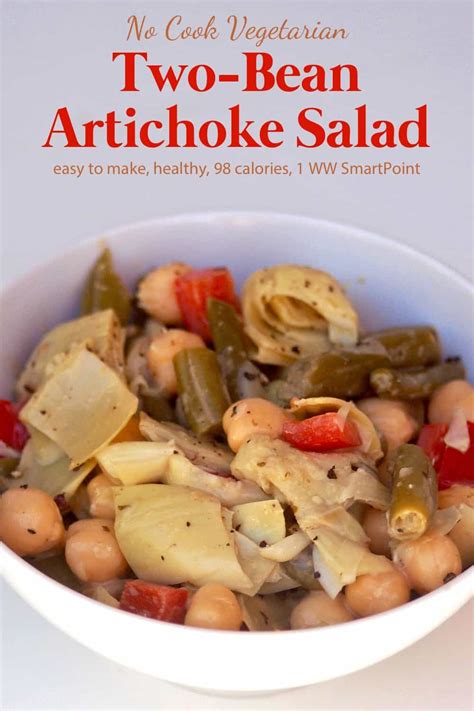 2 Bean Artichoke Salad Recipe Simple Nourished Living