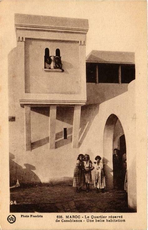 Pc Cpa Casablanca Quartier Reserve Prostitution Female Ethnic Nude A Europe France