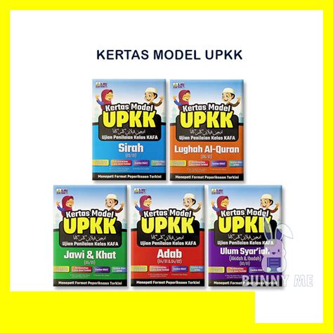 BUNNY 2023 BUKU LATIHAN KERTAS MODEL UPKK UJIAN PENILAIAN KELAS