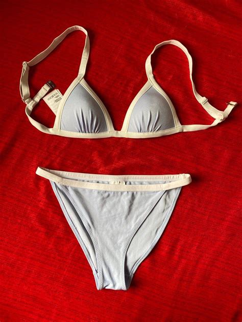 H M Light Blue Bikini Women S Fashion Swimwear Bikinis Swimsuits