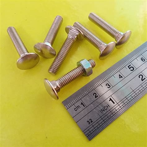 Jual Baut Mur Cb M6x30 Nikel Baut M6 X 30 Panjang 3cm Nikel Baut