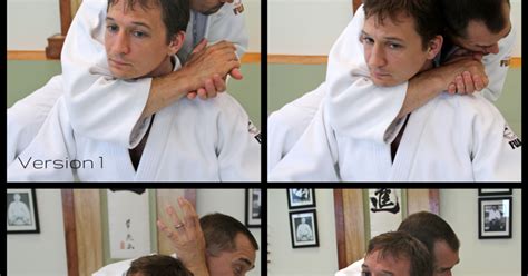 Japanese Martial Arts Center Choke Series Rear Naked Choke Hadaka Jime
