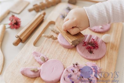 Wooden Playdough Kit Qtoys Learning Through Play