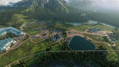 Overview Of Area 2 Of My Biosyn Valley Park Progress Jurassicworldevo