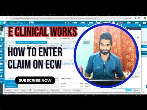 How To Enter Claim On Eclinical Works How To Add Patient Demo On Ecw