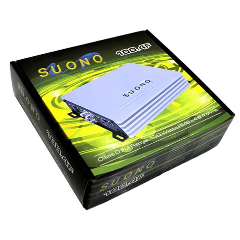 100.4F 4 Channel Amplifier - SUONO Car Audio USA