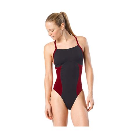 Speedo Womens Swimsuit One Piece Endurance Flyback Color Block Adult